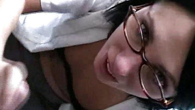 Handjob from nerdy amateur slut hot amateur porn