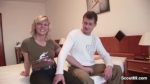 German Mom and Dad Make Porn Casting for Money