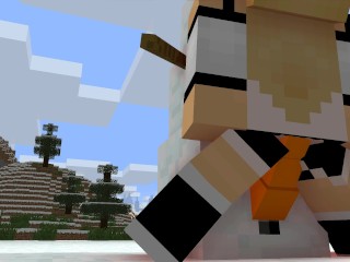 Minecraft its winter [Sebie X Snowman]