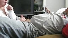 Vocal BBW Mama fucks and cums hard
